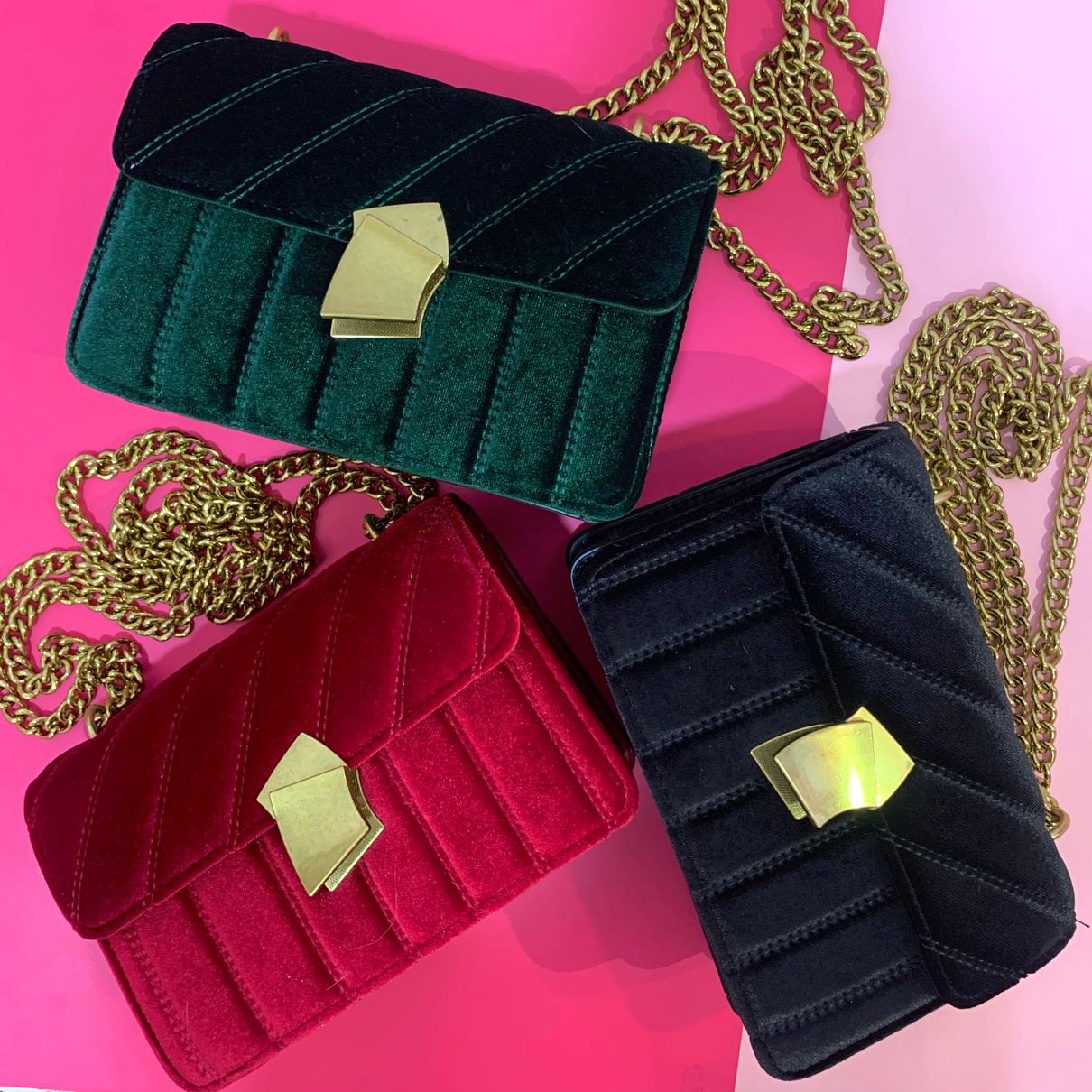 Classy Velvet Handbags